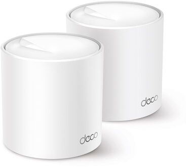 TP-Link Deco X50 WiFi 6 Mesh Systeem (2-pack) Mesh router Wit