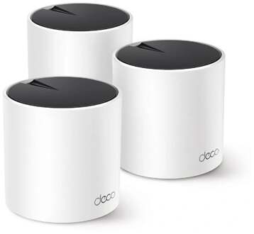 TP-Link Deco X55 (3-pack) Mesh router Wit
