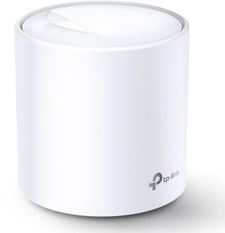 TP-Link Deco X60 AX5400 dual-band WiFi 6 Mesh Systeem (1-pack) Mesh router Wit