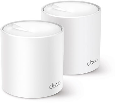 TP-Link Deco X60 WiFi 6 Mesh Systeem (2-pack) Mesh router Wit