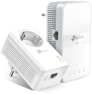 TP-Link Powerline Wifi Kit Met Gigabit Doorgang Av1000 Wit