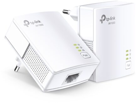 TP-Link TL-PA7017 KIT AV1000 Gigabit Powerline Starterkit Wifi adapter Wit