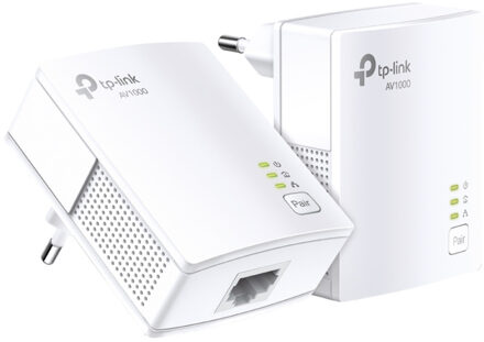 TP-Link TL-PA7017 KIT AV1000 Gigabit Powerline Starterkit Wifi adapter Wit