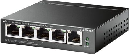 TP-Link TL-SG105MPE Switch Zwart