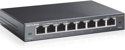 TP-Link TL-SG108E 8-Port Gigabit Easy Smart Switch Switch Zwart