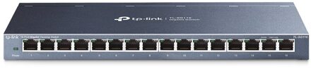 TP-Link TL-SG116 16-Port Gigabit Desktop Switch Switch Zwart