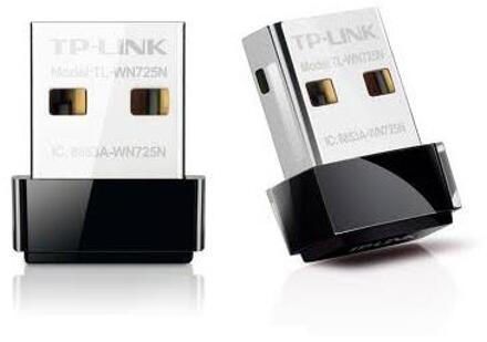 TP-Link TL-WN725N 150Mbps Wireless N Nano USB Adapter Desktop accessoire Zwart