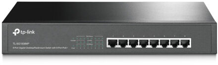 TP-Link TPL-Link TL-SF1009P - Netwerk Switch - 8 poorten