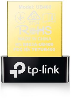 TP-Link UB400 Bluetooth 4.0 Nano USB-adapter Desktop accessoire Zwart