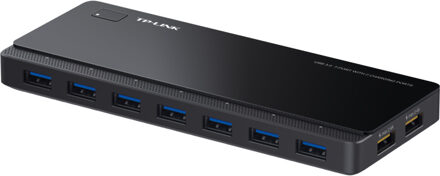 TP-Link UH720 USB 3.0 7-poorts hub met 2 oplaadpoorten USB Hub Zwart