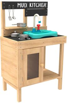 TP toys Splash & Play Happy Chef Modderkeuken met Spoelbak Bruin