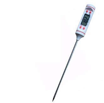 TP101 Digitale Probe bakingThermometer Keuken Koken BBQ Voedsel Thermometer Koken Koffie Water Melk Thermometer Gereedschap wit