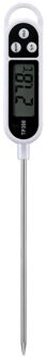 TP300 Melk Digitale Probe Voedsel Bbq Draagbare Keuken Tool Koken Vlees Roestvrijstalen Nauwkeurige Oven Scherm Thermometer