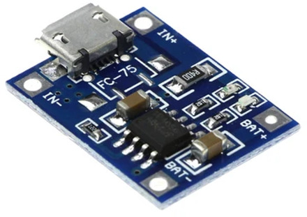 tp4056 rechargeable 1A lithium battery exclusive charging board polymer battery module charger Mini USB