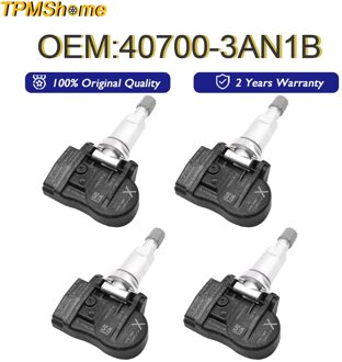 Tpms Sensor 407003AN1B Bandenspanningscontrolesysteem 315Mhz Voor Nissan Sentra Cube Blad Pulsar 40700-3AN1B 407003AN1A Tyre Air 4stk