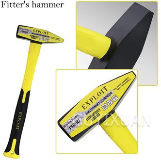 Tpr Gecoate Rubber Handvat Fitter Hamer Hoge Carbon Staal Eendenbek Hamer Draagbare Elektricien Hamer 1500g