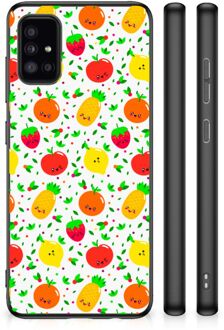 TPU Bumper Samsung Galaxy A51 GSM Hoesje met Zwarte rand Fruits