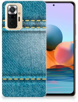 TPU Bumper Xiaomi Redmi Note 10 Pro Smartphone hoesje Jeans