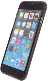 TPU Case Apple iPhone 6/6s Transparant Zwart