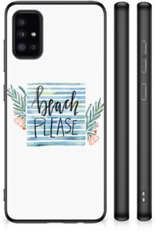 TPU Gripcase Samsung Galaxy A51 Smartphone Hoesje met Zwarte rand Boho Beach