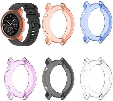 TPU Shell for xiaomi huami amazfit gtr 42 47mm Protector Soft Protect Shell Slim Watch Protective Case Cover Watchband Accessori