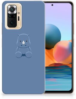 TPU Silicone Hoesje Xiaomi Redmi Note 10 Pro Telefoonhoesje Baby Rhino