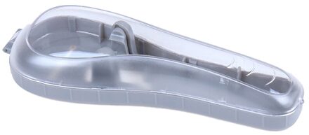 Tpxckz Mannen Razor Case Draagbare Reizen Handleiding Scheermes Trimmer Opbergdoos Scheren Machine Container Protector Voor Qshave Proglide grijs