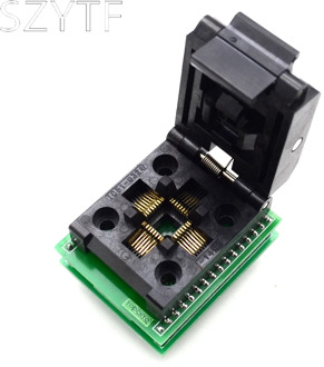 TQFP32 QFP32 TO DIP32 IC Programmer Adapter Chip Test Socket SA663 Burning Seat Integrated Circuits