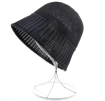 Tqmsmy Zonnehoed Voor Vrouwen Effen Kleur Stro Floppy Cap Vrouwelijke Outdoor Zon Hoeden Zachte Banama Opvouwbare Seaside Cap TME171 zwart