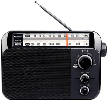 TR604 Draagbare Full-Band Radio, Draagbare Fm/Am Radio Met Speaker, 3.5Mm Koptelefoon (Eu Plug)