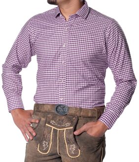 Trachten Blouse Oktoberfest Paars Paars - Lila