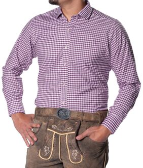 Trachten Blouse Oktoberfest Paars Paars - Lila