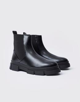 Track Sole Chelsea Boot, Black - 43