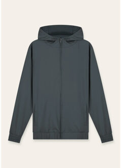 Tracksuit jacket with hood Houtskool - L