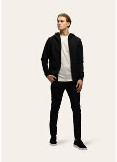 Tracksuit jacket with hood - maat S Zwart