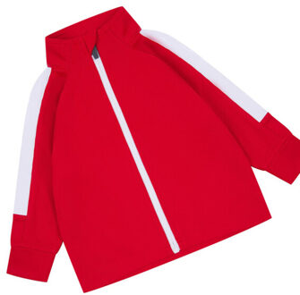 Tracksuit top met contrastpanelen voor baby's - maat 80 Rood