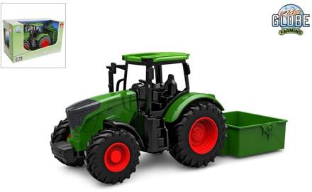 Tractor Freewheel Met Kiepbak 27,5cm Groen