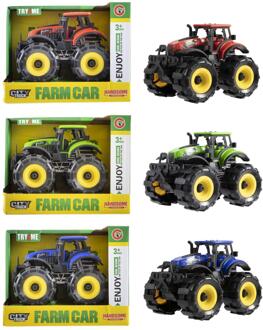 Tractor met licht en geluid 15,5cm verschillende