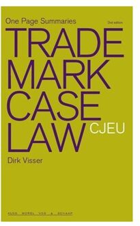 Trademark case law CJEU - Boek Dirk Visser (9086920446)
