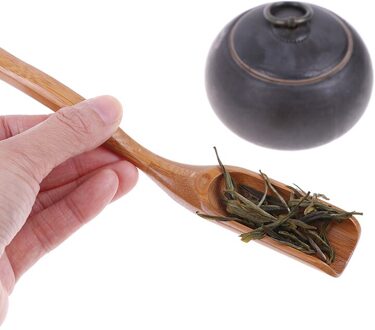 Traditie Bamboe Lepel Koffie Thee Lepel Hout Scoop Eetkamer Servies Bestek