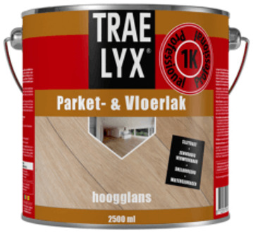 Trae-Lyx parket- en vloerlak ultra-mat 2.5 ltr