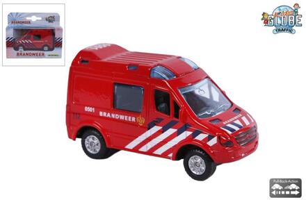 Traffic brandweerwagen - pullback Rood