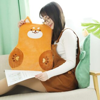 Trage Reboud Dier Vormige Stoel Kussen Memory Foam Rugkussen Kantoor En Student Stoel Taille Kussen hond