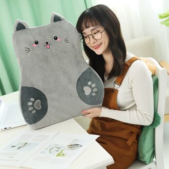 Trage Reboud Dier Vormige Stoel Kussen Memory Foam Rugkussen Kantoor En Student Stoel Taille Kussen kat