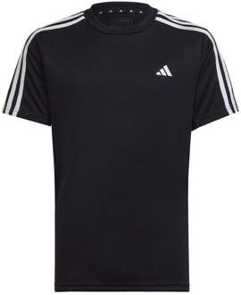 Train Essentials 3-Stripes Shirt Junior zwart - wit - 128