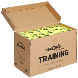 Training Box 72 Stuks Drukloos geel - nosize