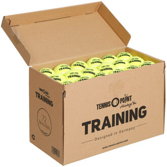 Training Box 72 Stuks Drukloos geel - one size