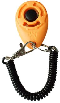 Training Clickers Hond Pet Klik Clicker Training Trainer Hulp Wrist Strap & 915 @ & Zilver