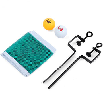 Training Concurrentie Ping Pong Bal Netto Fix Apparatuur Praktische Tafeltennis Set