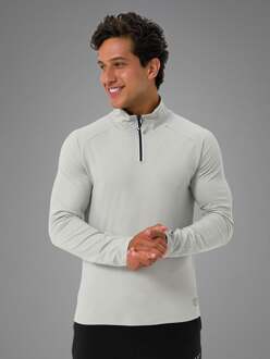 Training Dry top met halve rits Lichtgrijs - 2XL